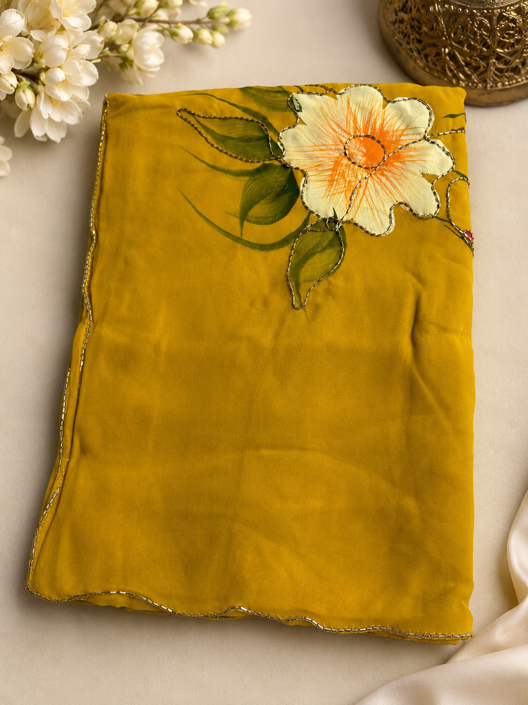 Designer Floral Print saree