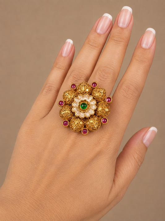 Royal Lotus Heritage Ring ✨