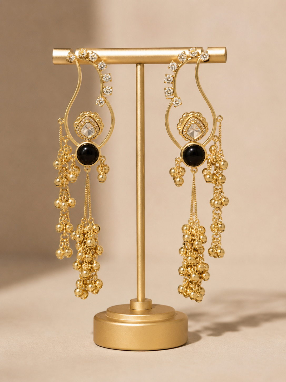 Midnight Royale Tassel Earrings ✨🖤