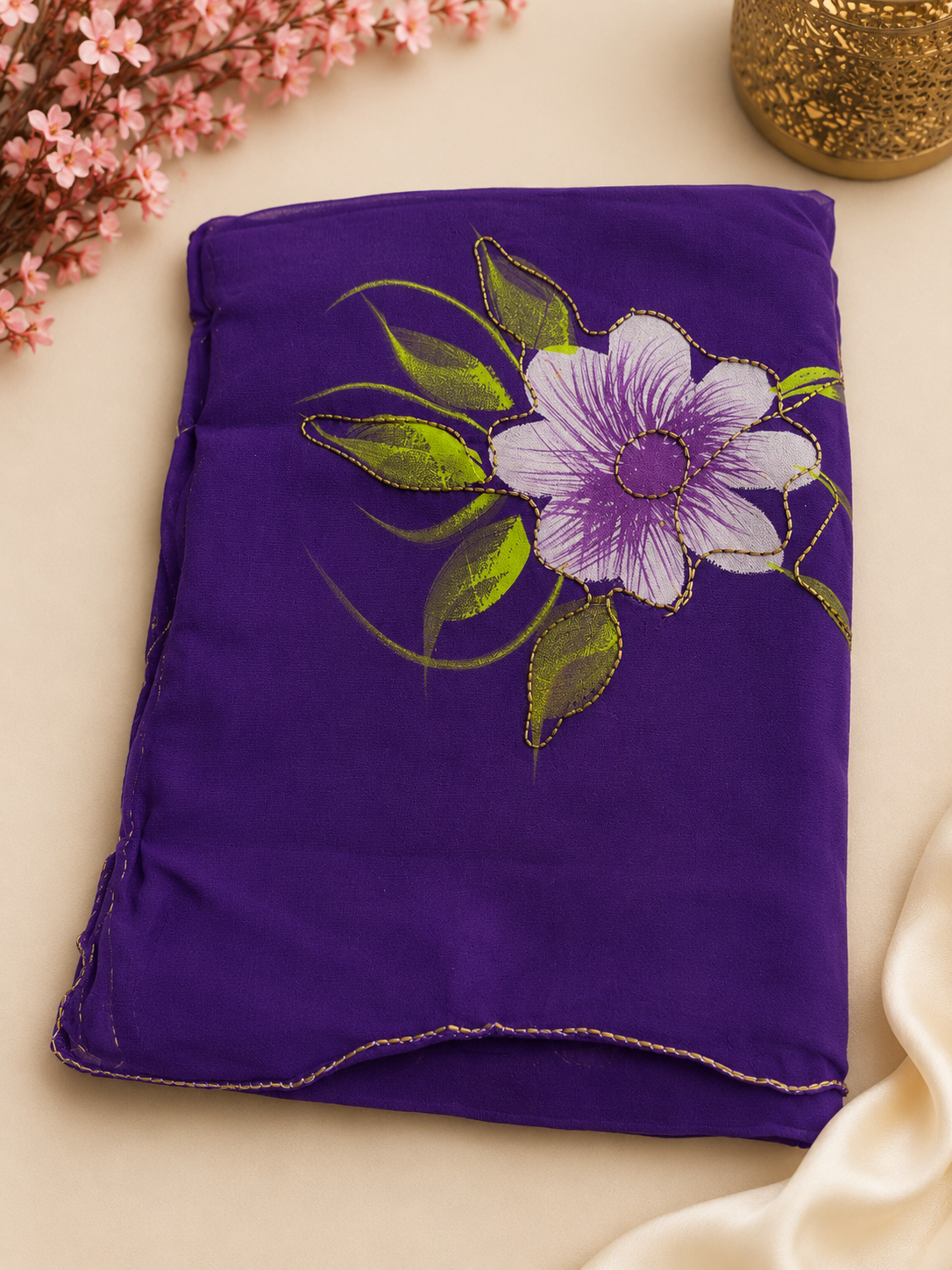 Designer Floral Print saree