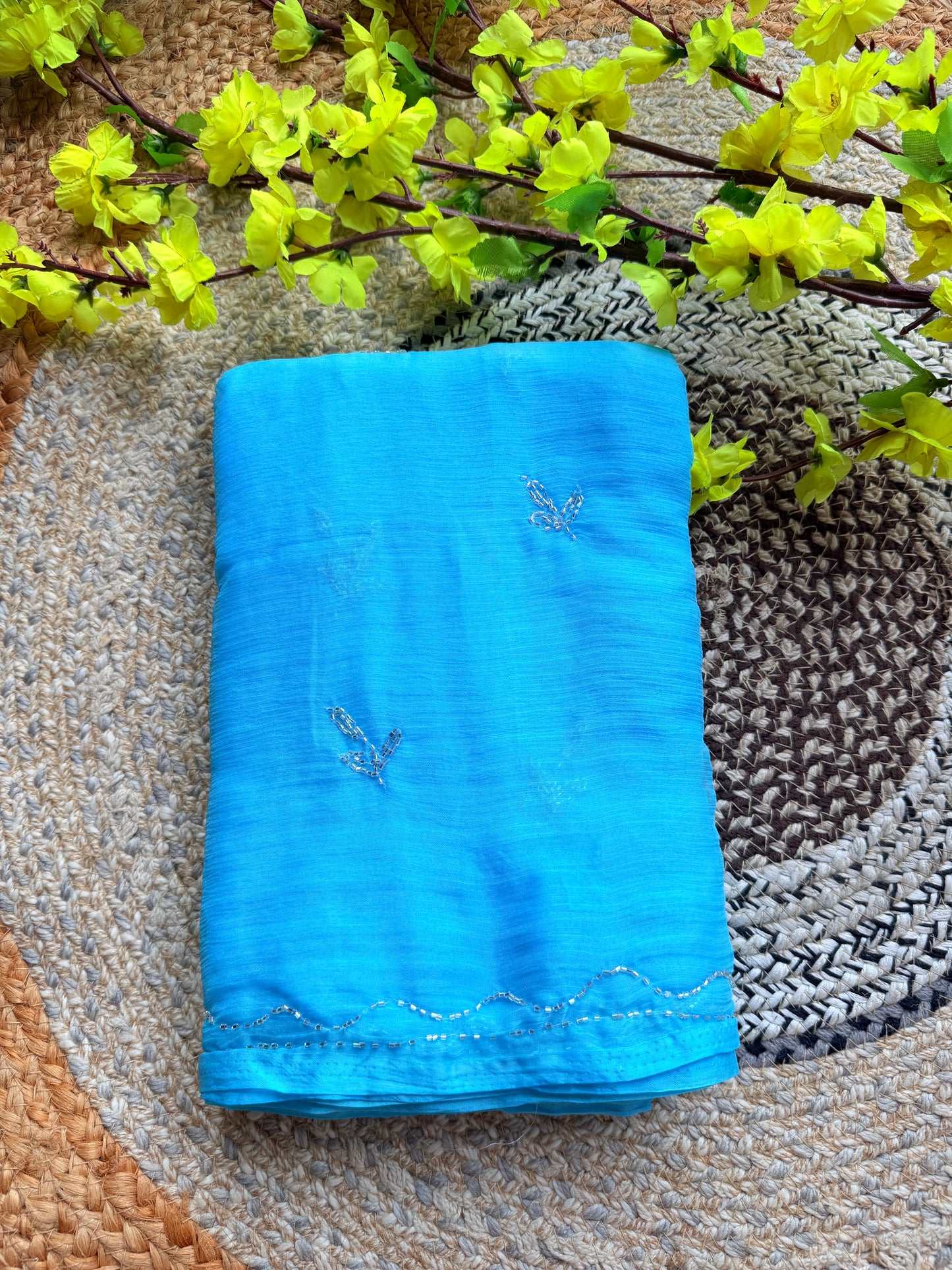 Pure chiffon saree