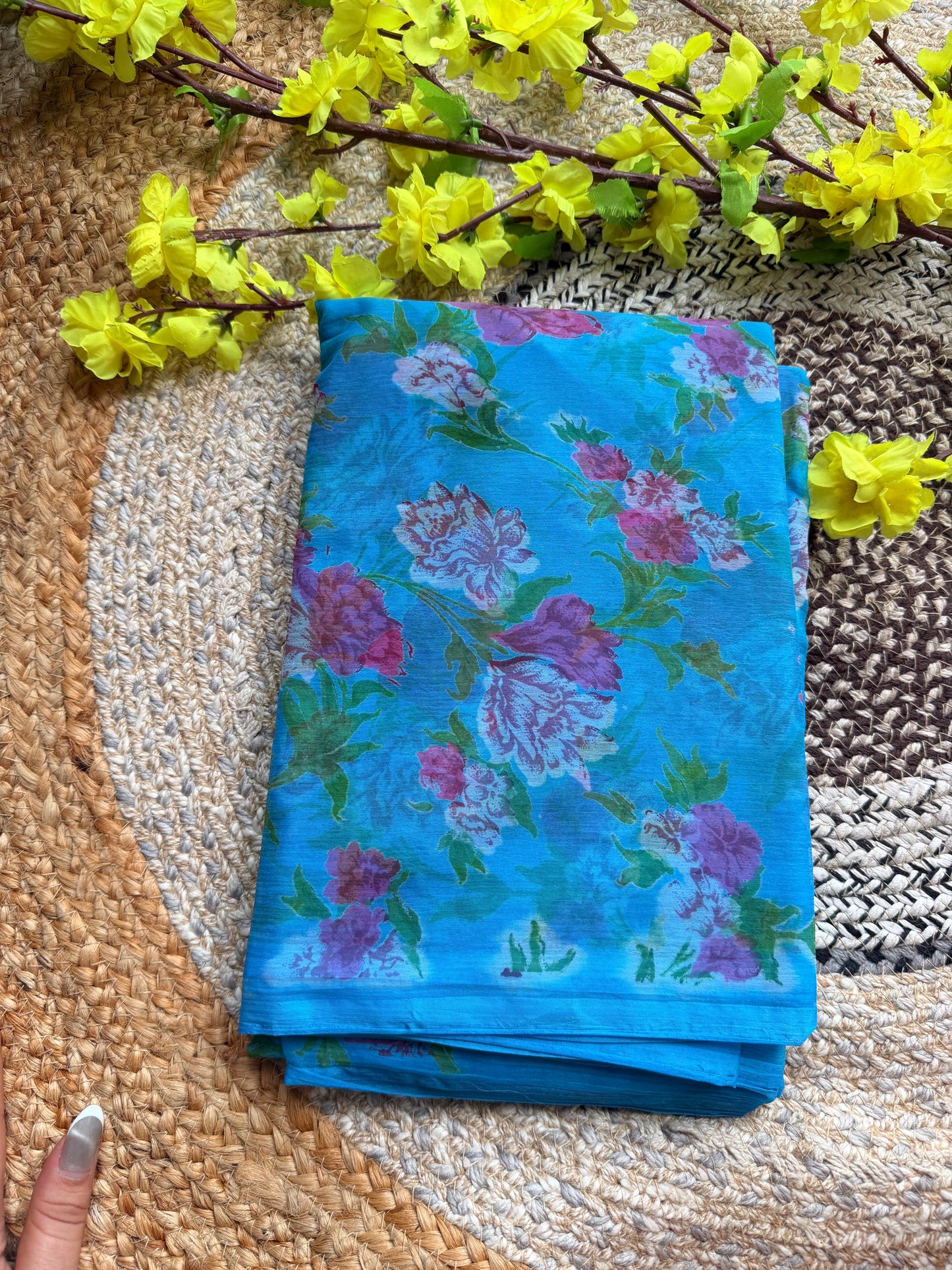 Chiffon printed saree