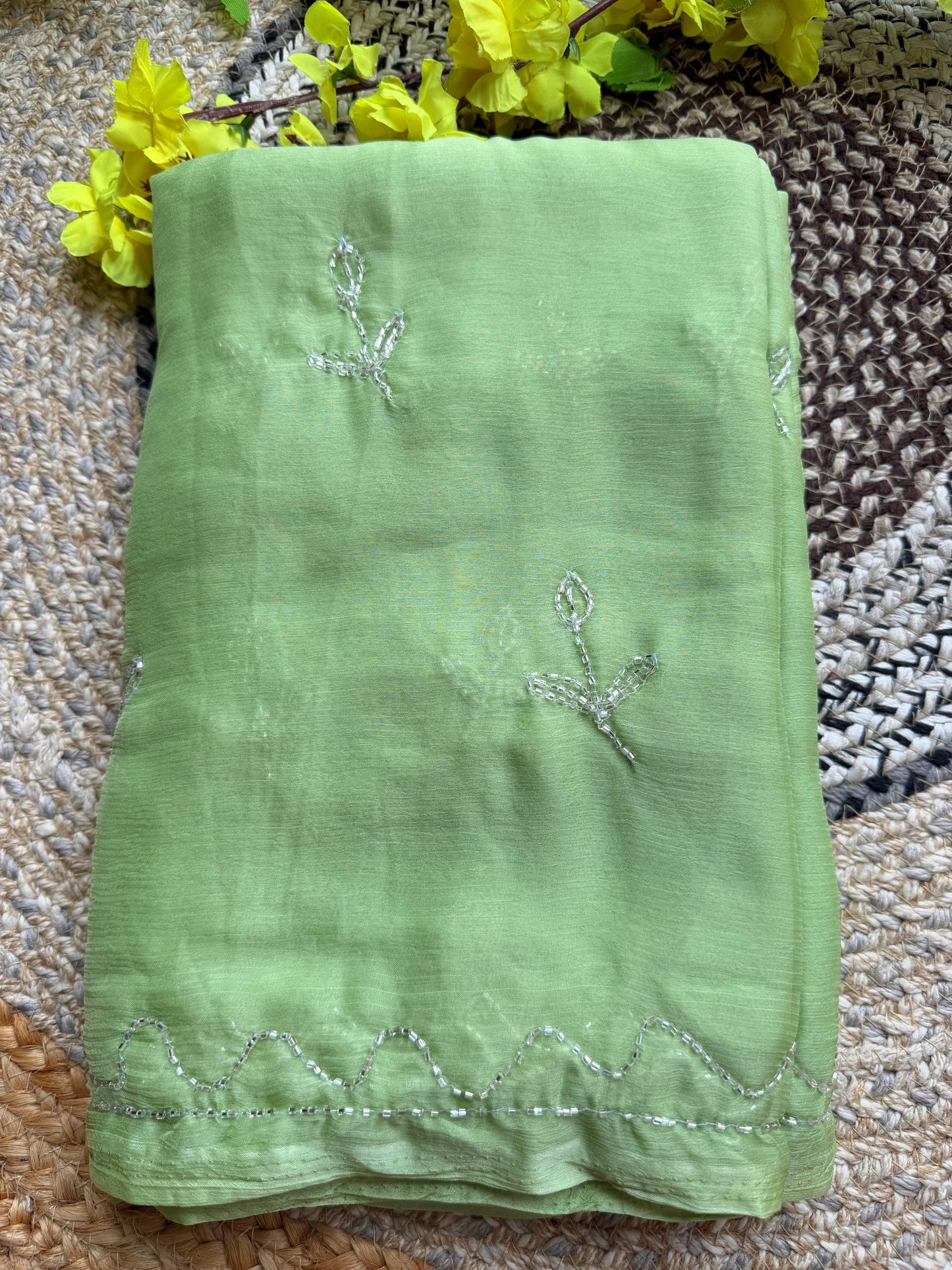 Pure chiffon saree