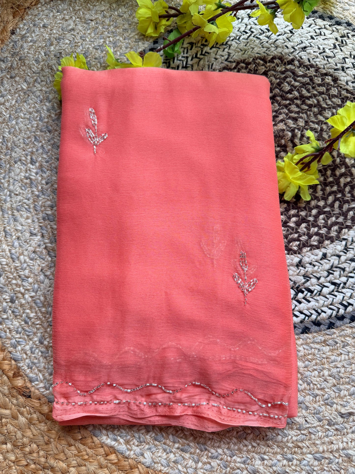 Pure chiffon saree