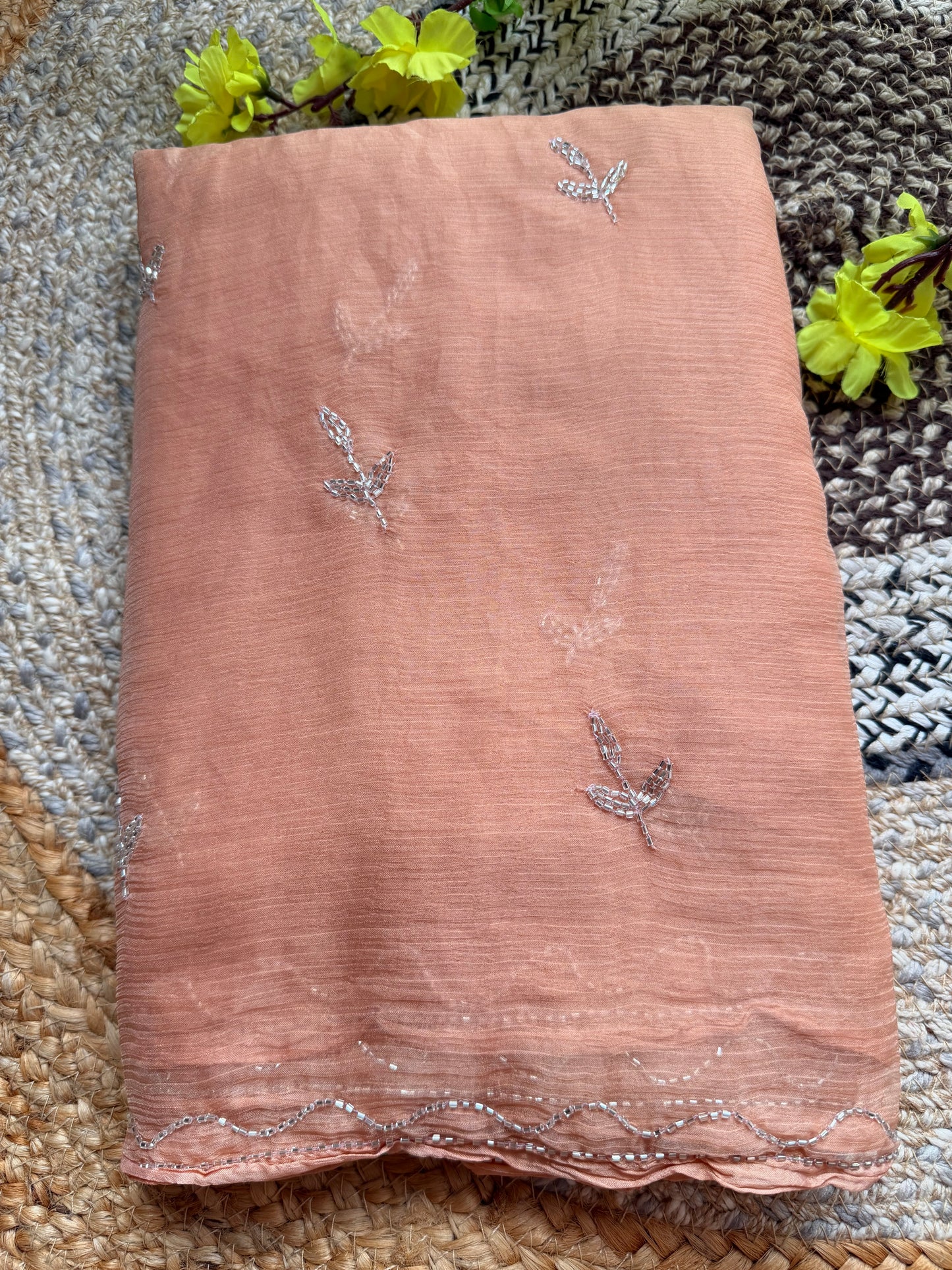 Pure chiffon saree